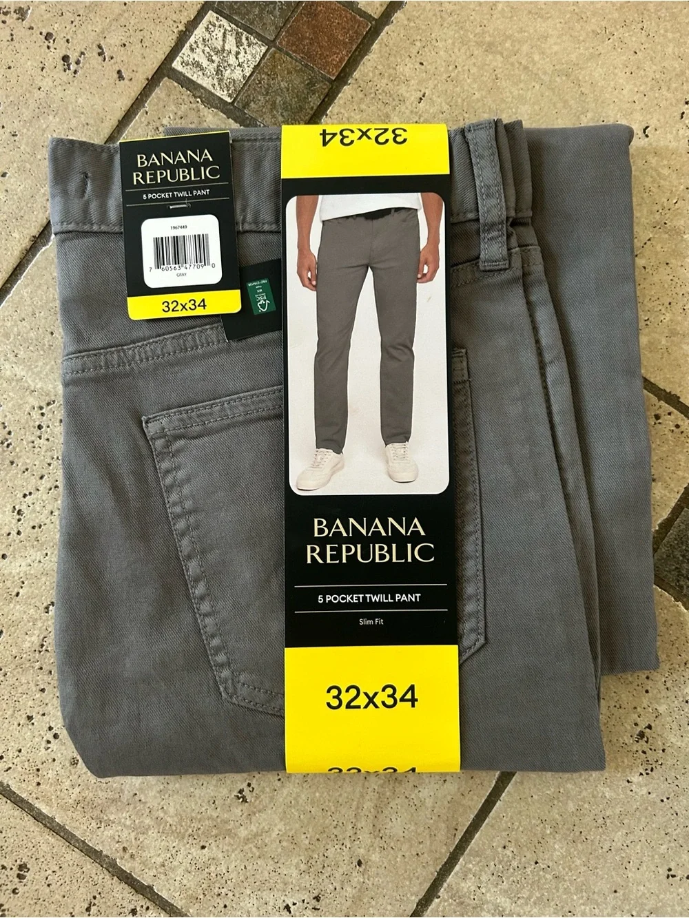 Banana Republic Men's 5 pocket Twill Pants